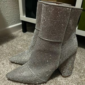 Sparkly Steve Madden ankle boots